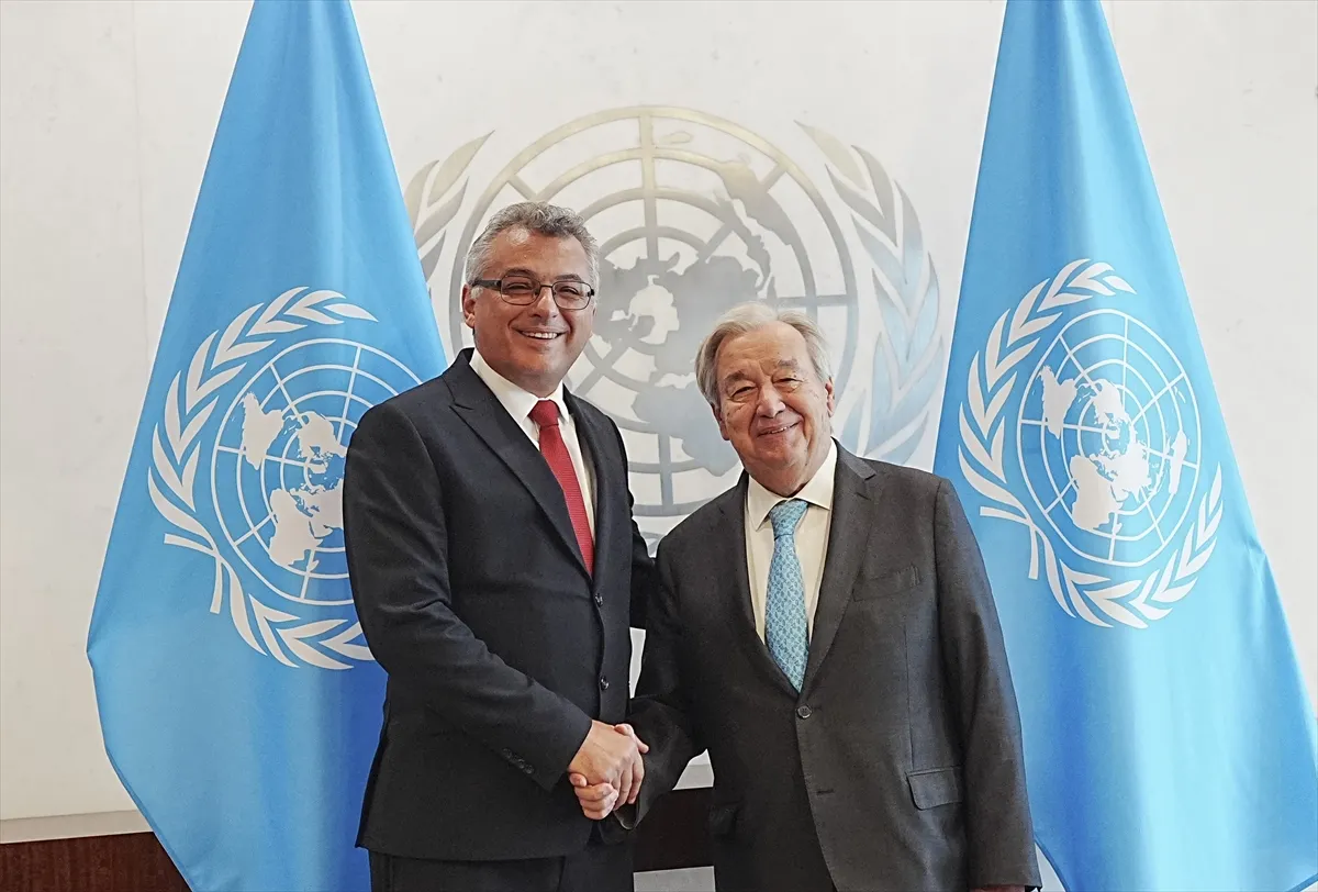 KKTC Cumhurbaşkanı Erhürman, BM Genel Sekreteri Guterres ile görüştü