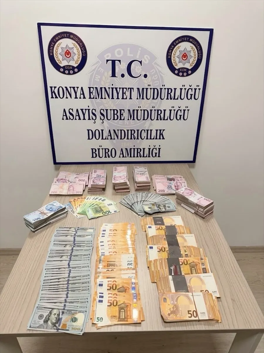 Konya’da dolandırıcılık operasyonunda yakalanan 2 zanlı tutuklandı