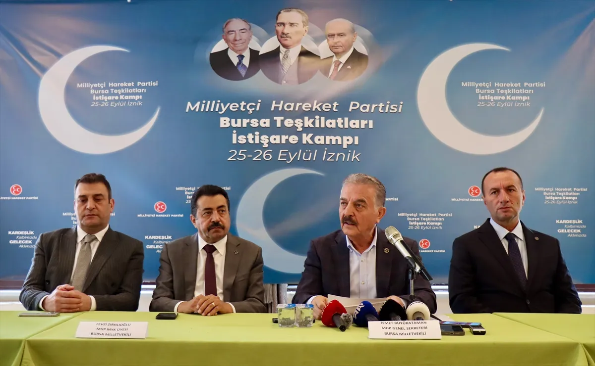 MHP Genel Sekreteri Büyükataman, Bursa’da konuştu