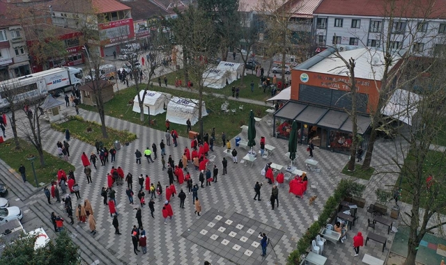 Düzce Gölyaka’daki depremde 46 kişi yaralandı Düzce Gölyaka’daki depremde 46 kişi yaralandı