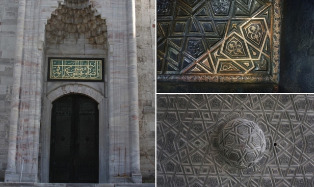 Sultanahmet Camisi’nin 600 yıllık kapısı Vakıflar Genel Müdürlüğünce restore ediliyor Sultanahmet Camisi’nin 600 yıllık kapısı Vakıflar Genel Müdürlüğünce restore ediliyor
