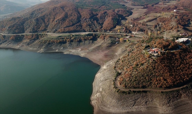 Tokat Almus Baraj Gölü’nde su, yüzde 28,8 seviyesinde bulunuyor