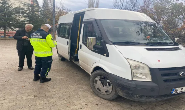 Yozgat’ta okul servisleri denetlendi Yozgat’ta okul servisleri denetlendi