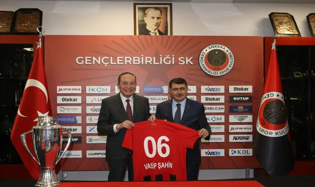 Ankara Valisi Vasip Şahin’den Gençlerbirliği’ne ziyaret Ankara Valisi Vasip Şahin’den Gençlerbirliği’ne ziyaret