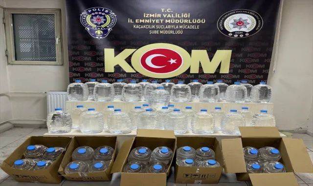 İzmir’de sahte içki operasyonunda 5 şüpheli tutuklandı