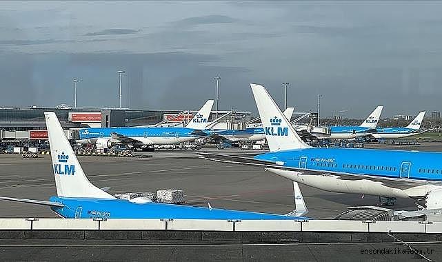 Hollandalı KLM Havayolu, Tel Aviv’e bugün ve yarınki gece seferlerini iptal etti Hollandalı KLM Havayolu, Tel Aviv’e bugün ve yarınki gece seferlerini iptal etti