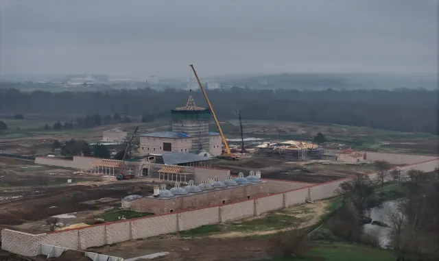 İhyası süren Edirne Sarayı’ndaki hummalı çalışmalar devam ediyor İhyası süren Edirne Sarayı’ndaki hummalı çalışmalar devam ediyor