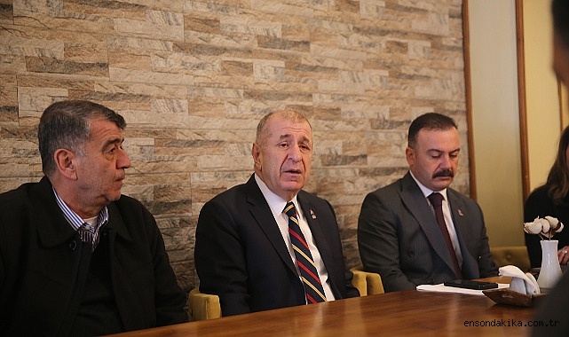 Zafer Partisi Genel Başkanı Ümit Özdağ Hatay’da temaslarda bulundu
