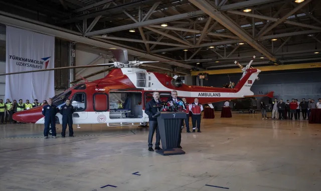Hava ambulans filosuna dahil olacak GÖKBEY’in teslimatı için geri sayım başladı
