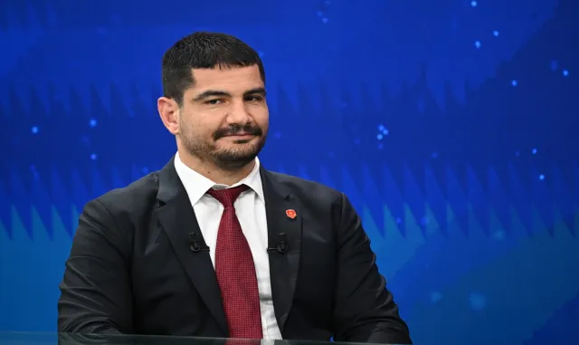 Rıza Kayaalp ve Taha Akgül, AA Spor Masası’na konuk oldu (1)