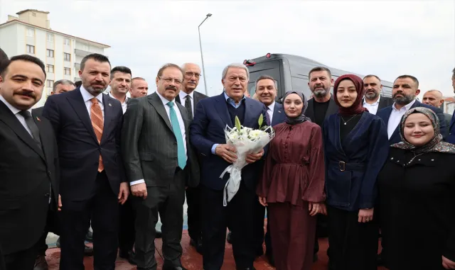 TBMM Milli Savunma Komisyonu Başkanı Akar, Sungurlu’yu ziyaret etti