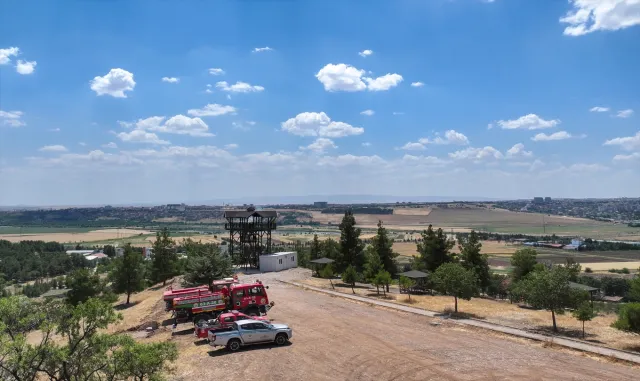 Diyarbakır’da ateş savaşçıları olası yangınlara karşı nöbette