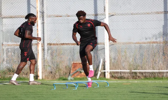 Sivasspor, Ankara Keçiörengücü maçının hazırlıklarını sürdürdü Sivasspor, Ankara Keçiörengücü maçının hazırlıklarını sürdürdü
